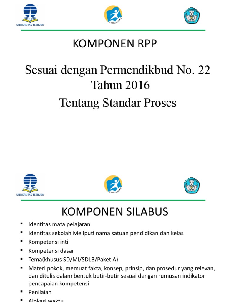 Komponen dan Penyusunan RPP Pendidikan | PDF