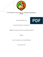 La Pedagogia Hacia Una Pedagogía Del Conocimiento Deber