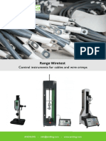 Cable and Terminal Testers - Range Wiretest V1 20190122