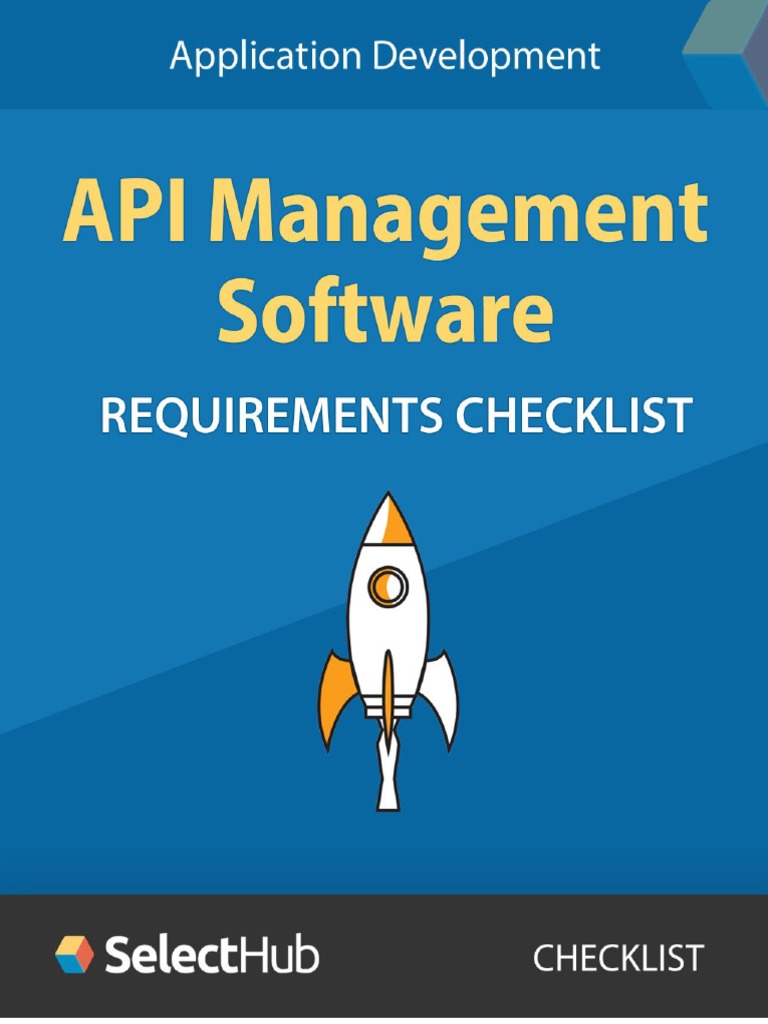 API Management Software Requirements Checklist | PDF | Software | Cloud ...