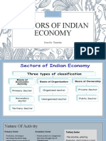 Sectors of Indian Economy