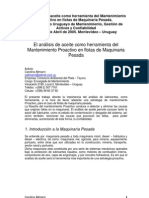 Análisis de aceite como herramienta Mantenimiento Proactivo flotas Maquinaria Pesada