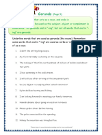 Grade 3 Grammar Worksheets Gerunds 9