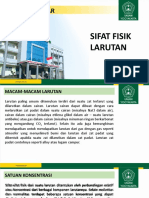 Sifat Fisik Larutan