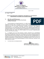 DM No. 134, S. 2021 Data On The Preparation, Distribution and Retrieval Of, and Strategic Interventions On Quarter 2 Self-Learning Modules