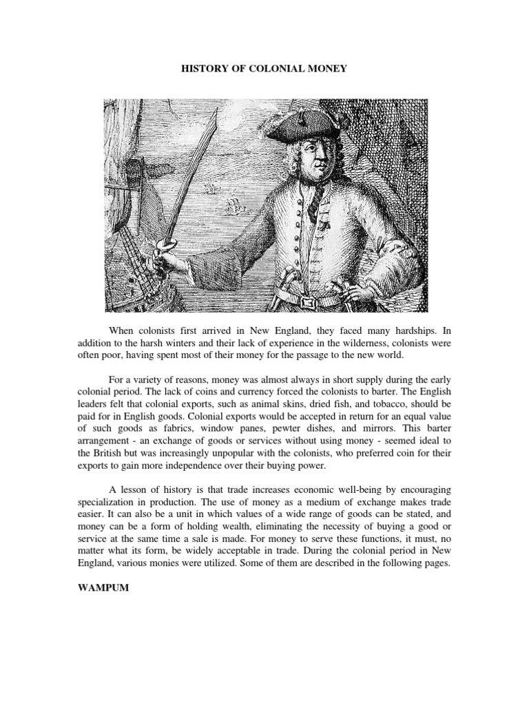 History of Colonial Money | PDF | Money | Coins