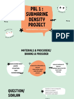 PBL 1 - Submarine Density Project