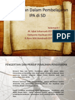 Pendekatan Dalam Pembelajaran IPA Di SD