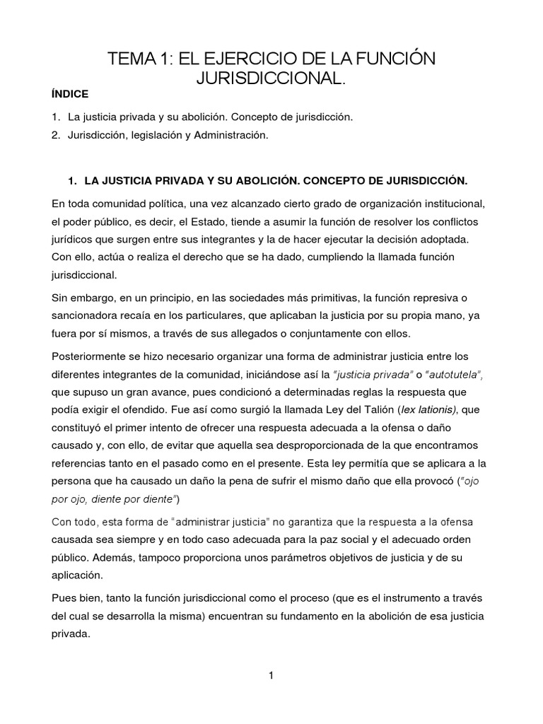 Ejercicio de la Jurisdicción Estatal | PDF | Jurisdicción | Juez