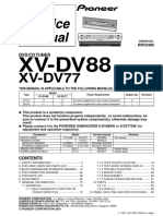 XV-DV88, DV77 DVD-CD Tuner