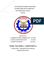 SMK Negeri 1 Adiwerna: Laporan Praktik Kerja Industri Di Bengkel B&S Multi Service Dan Bengkel Mulia Tegal