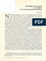 Popper, Karl - El Milagro de Atenas y El Origen de La Democracia Ateniense