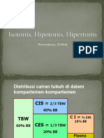 Isotonis, Hipotonis, Hipertonis