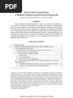 Patent Claim Construction A Modern Synthesis and Structured Framework