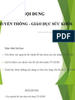 Nội Dung Truyền Thông Giáo Dục Sức Khỏe