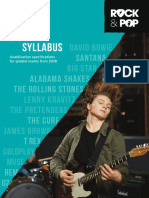 Trinity Rock & Pop Guitar Syllabus From 2018