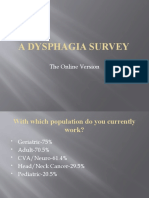 A Dysphagia Survey Online