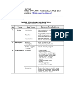 Tema Dan Subtema Paud Kurikulum 2013