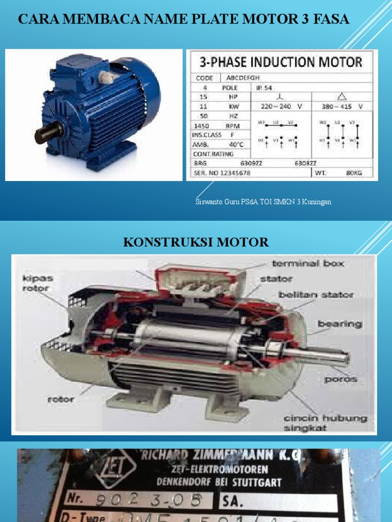 Cara Membaca Name Plate Motor Listrik Listrik Praktis vrogue.co