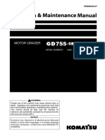 Motor Grader: Serial Numbers and Up