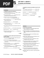 Test Unit 6 B2 Saturday Grammar