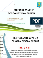 Slide PPT - Penyelesaian Konflik Teman Sebaya