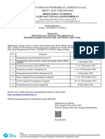 Pengumuman Penyesuaian Jadwal Seleksi Kompetensi Tahap II