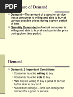 Demand-The Amount of A Good or Service