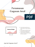 Perumusan Gagasan Awal