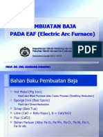Pembuatan Baja PADA EAF (Electric Arc Furnace)