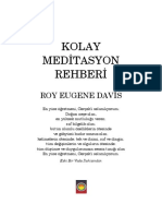 Kolay Meditasyon Rehberi-Roy Eugene Davis
