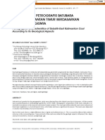 Karakteristik Petrografis Batubara Sebatik-Kalimantan Timur Berdasarkan Aspek Geologisnya