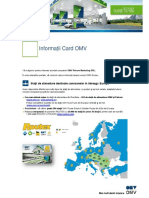 Informatii Card OMV Petrom