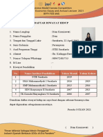 Lembar Biodata Peserta Dian Kurniawati