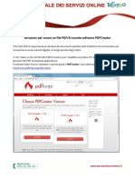 Istruzioni Creare PDF