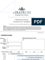 Stratechi - Marketing Strategy Worksheets & Templates