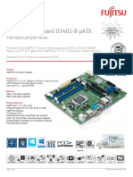 FUJITSU Mainboard D3402-B ATX: Data Sheet