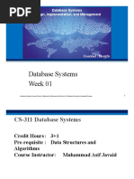 DB Lec Week-1 Introduction