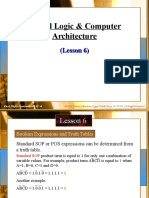 Digital Logic & Computer Architecture: (Lesson 6)