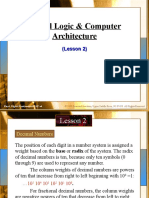 Digital Logic & Computer Architecture: (Lesson 2)