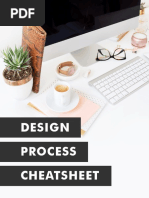 Design Process Cheatsheet