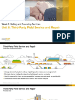 Unit 6: Third-Party Field Service and Repair: Week 3: Selling and Executing Services