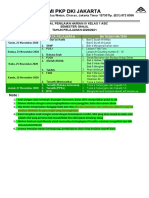MI PKP DKI JAKARTA Jadwal Penilaian Harian IV Kelas 1 ABC