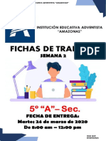 Ficha de Trabajo - Semana 2 - 5a Sec