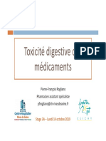 Toxicite Digestive Des Medicaments- Dr Rogliano