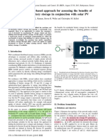 An Optimization-Based Approach For Assessing The Benefits of Residential Battery Storage in Conjunction With Solar PV