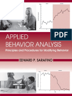 (Edward P. Sarafino) Applied Behavior Analysis
