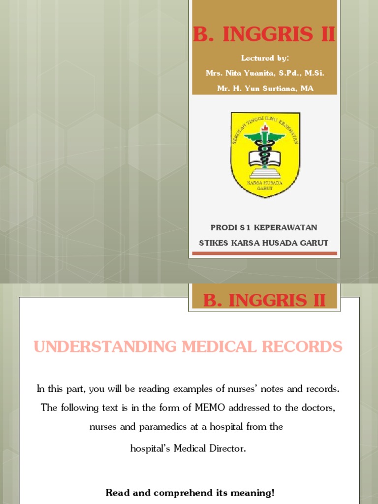 Understanding Medical Records | PDF | Medical Record | Hospital