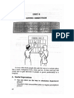 B. Inggris I - 6th meeting GIVING DIRECTION