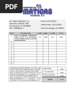 Presupuesto Troil Services, C.A. (Sellos) - 04